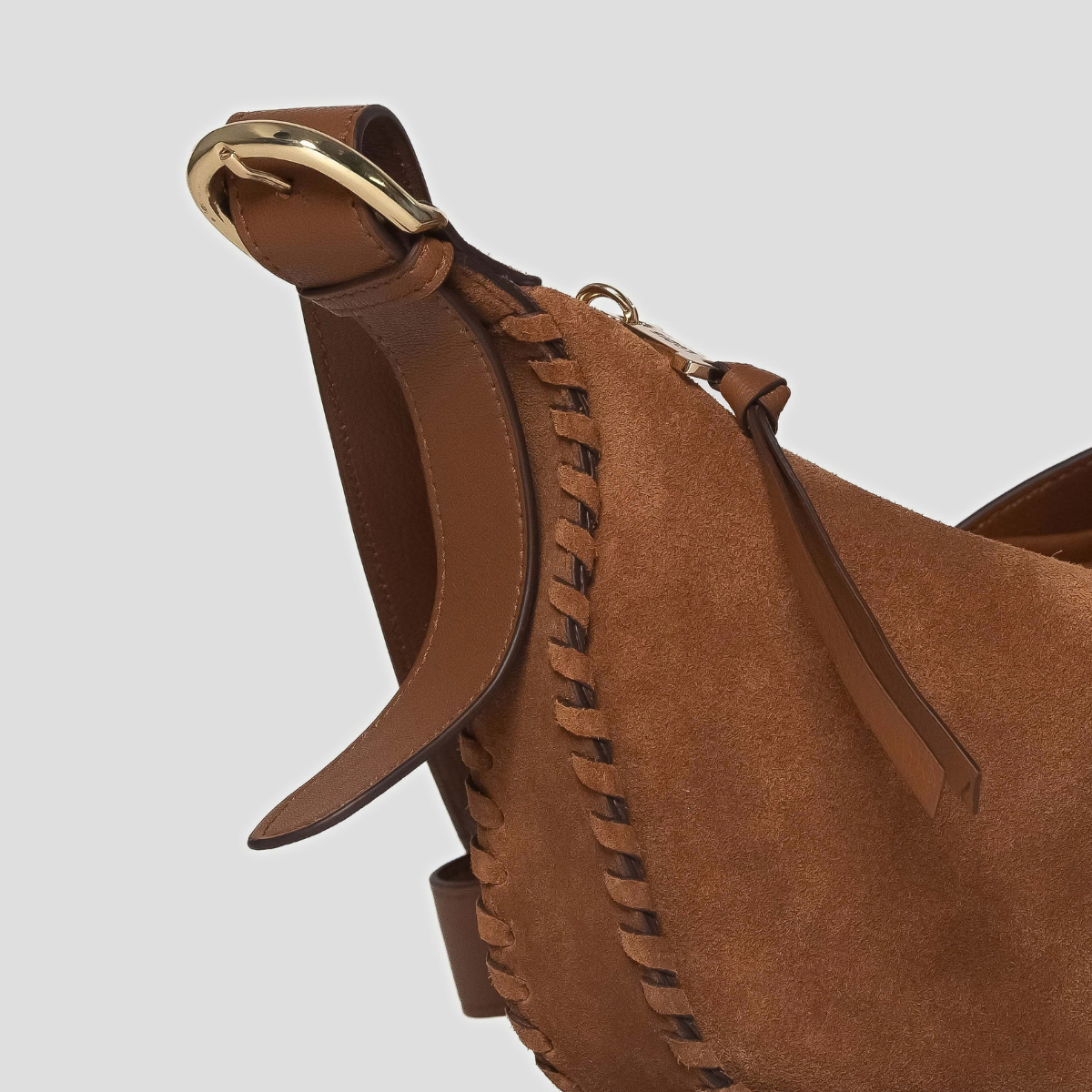 LUMOS SUEDE CROSSBODY - TAN