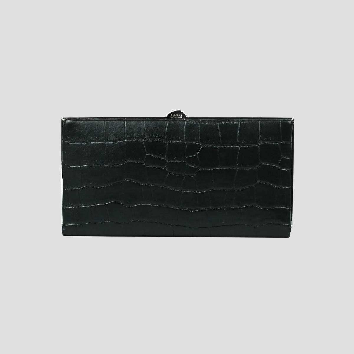 Quinn Clutch Framed Wallet (Croco)