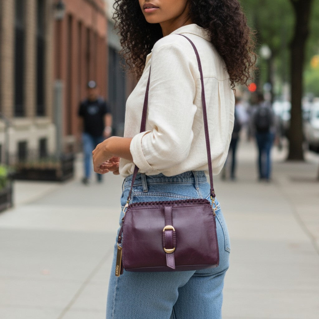Benatar Crossbody – Polished Leather | Lodis