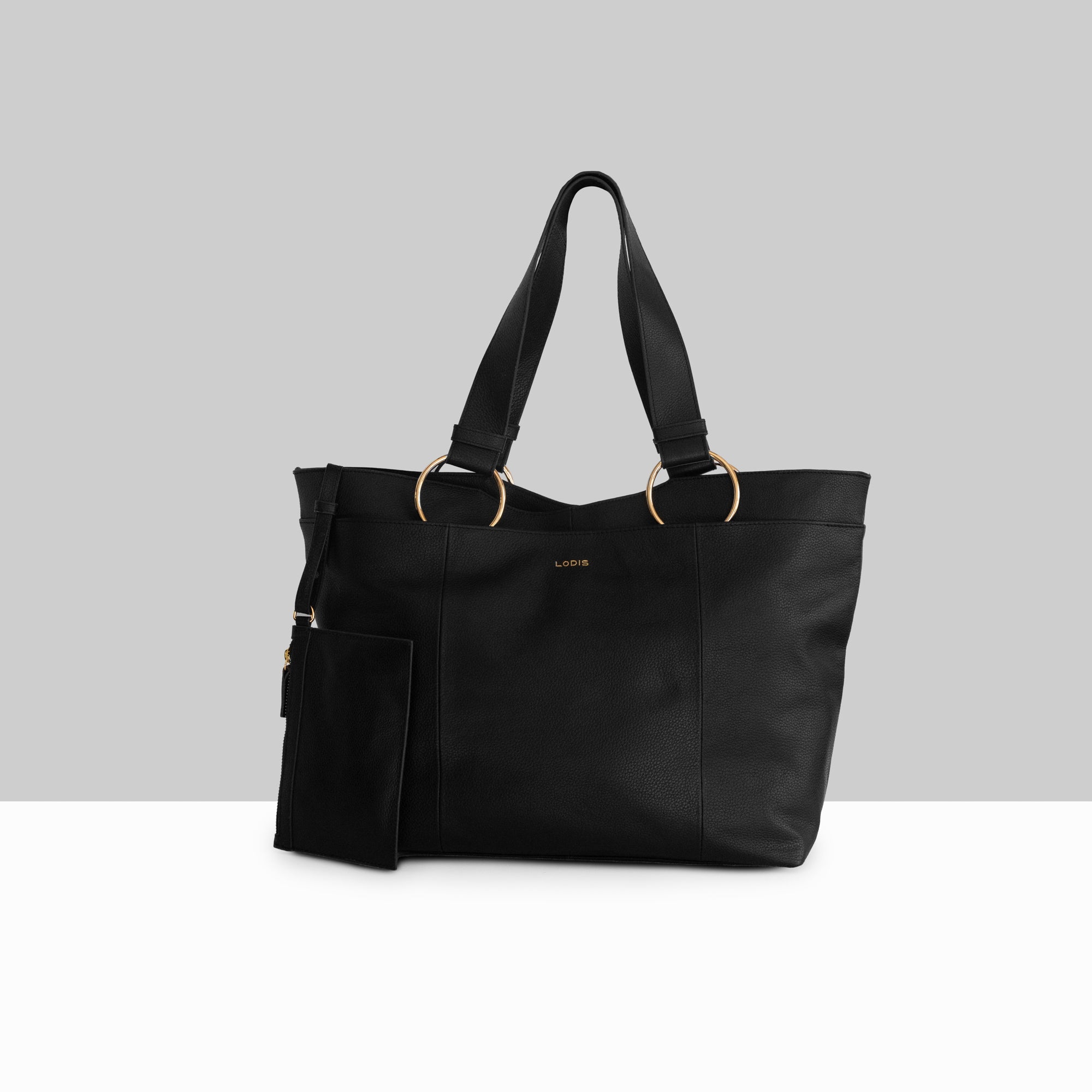 Solaris Tote | Pebbled Leather Tote Bag | Lodis SS26