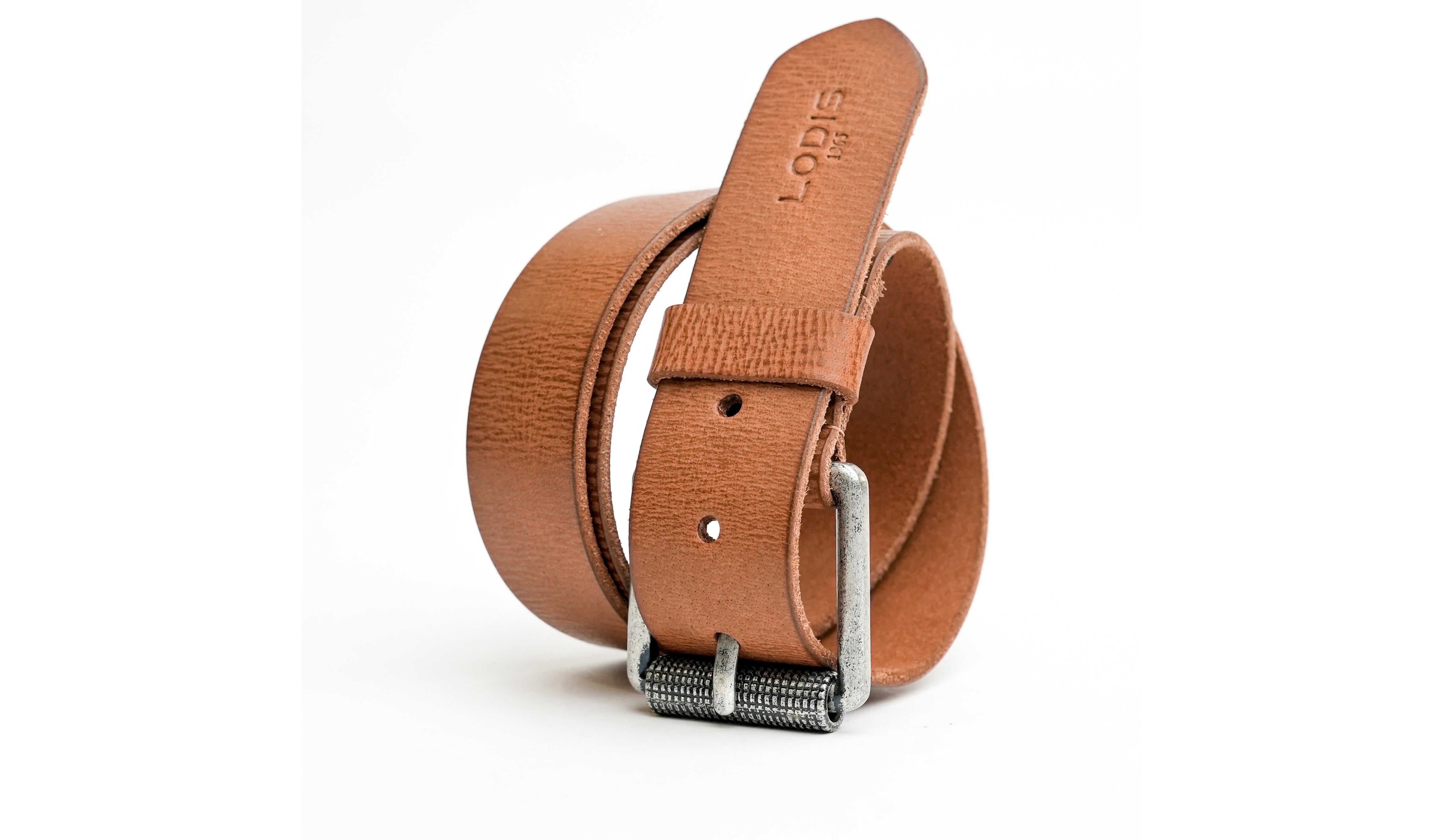 Top grain shop leather belt