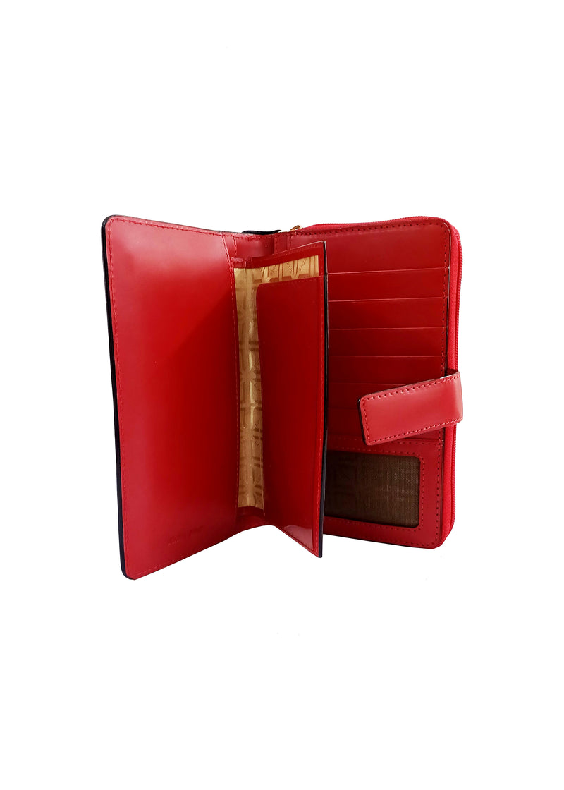 Audrey Deluxe Checkbook Clutch Wallet