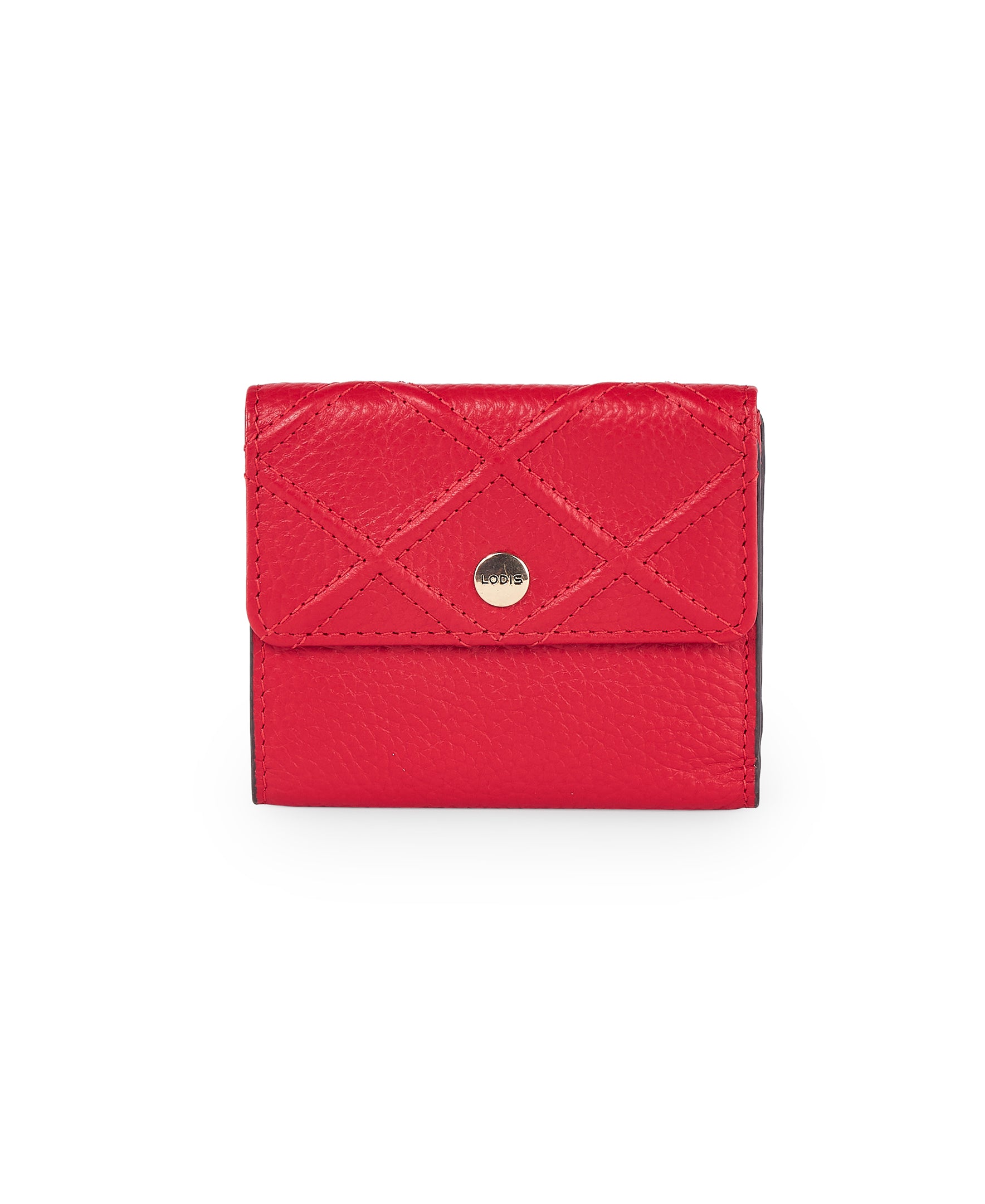 Shop now The Stylish French Purse with Quilted Diamond Flap Lodis